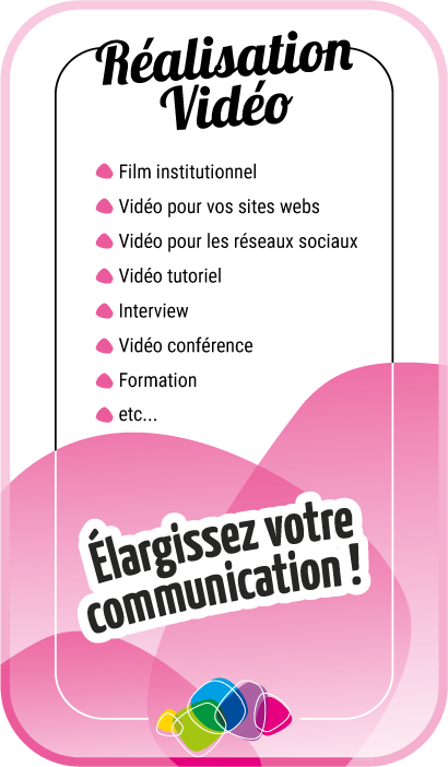 Carte de présentation de réalisation vidéo