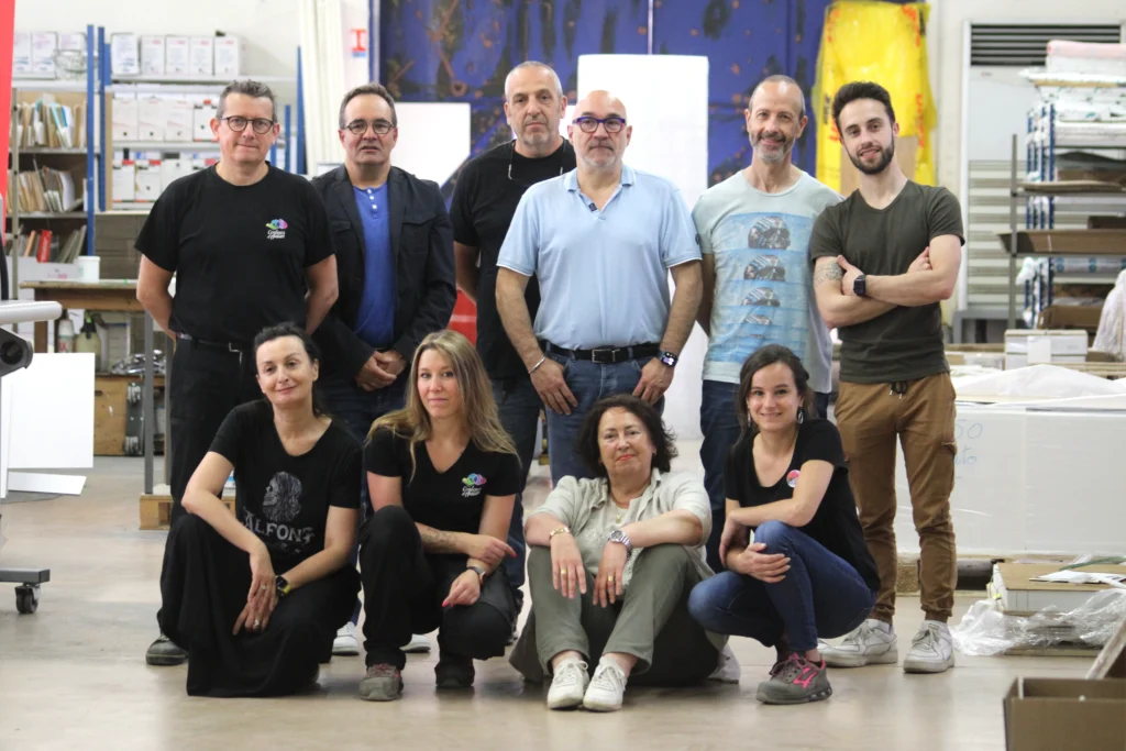 Photo de groupe de l'équipe couleurs d'autan